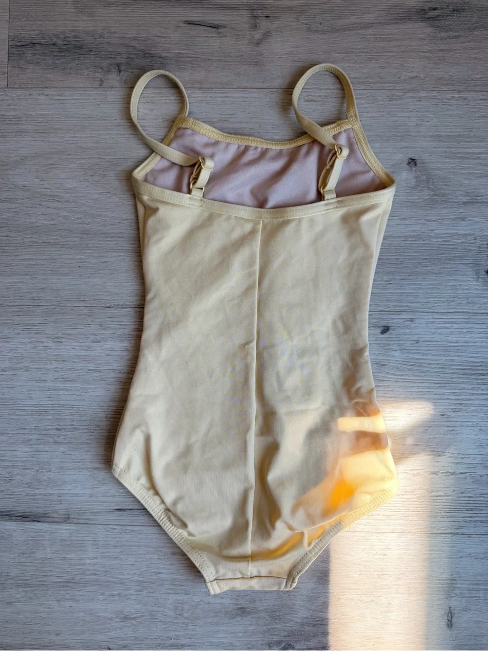 Capezio butter yellow dance Leotard